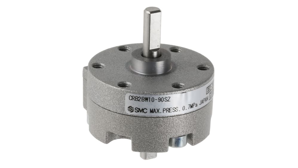 SMC 空圧ロータリアクチュエータ, 回転角度90°, ダブル, 10mm SMC 空圧ロータリアクチュエータ, 回転角度90°, ダブル, 10mm