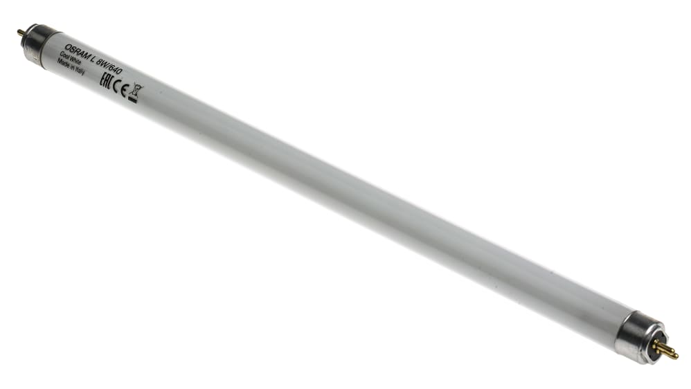 Osram Leuchtstoffröhre, Linear, T5, 8 W, 385 lm, 300mm, 4000K, Kaltweiß, G5