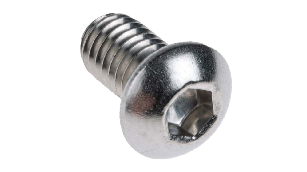 Yaruijia - Bullone In Titanio M6 X 15 Mm, Con Testa A Brugola, Passo 1,0 Mm, Confezione Da 5