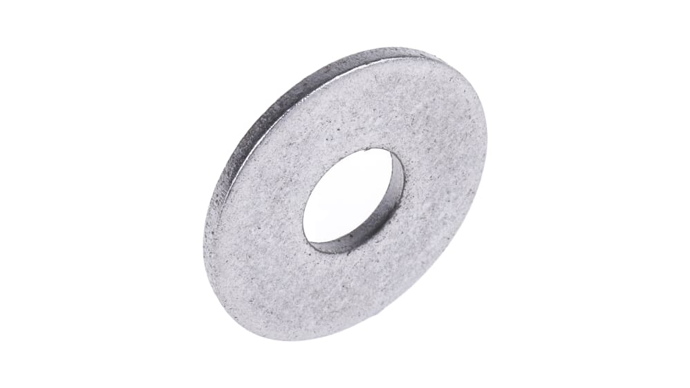 RS PRO Unterlegscheiben für M10 Schrauben Glatt A2 304 Flach-, 2.5mm x  10.5mm x 30mm, Edelstahl