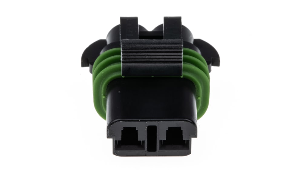 Delphi, Metri-Pack 280 Automotive Connector Socket Black Delphi, Metri-Pack 280 Automotive Connector Socket Black