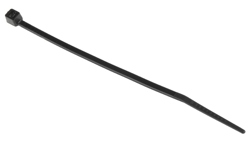 100 Fascette 4,8 X 200 Mm Di Cablaggio - Nylon - NERO - Foto 8