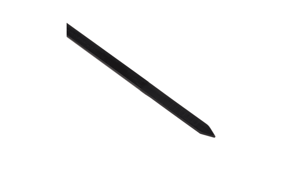 RS PRO Nylon 66 Kabelbinder lösbar Schwarz 4,5 mm x 300mm, 100 Stück