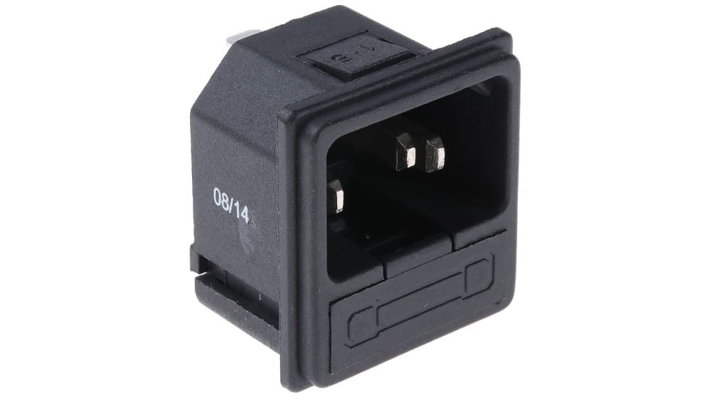 RS PRO C14 IECコネクタ ペンタイプナイフ, スナップイン取り付け