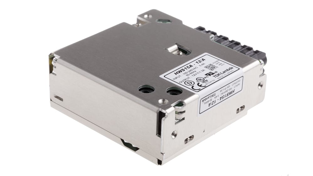 HWS15A-12/A | TDKラムダ スイッチング電源 12V dc 1.3A 15W | RS HWS15A-12/A | TDKラムダ スイッチング電源 12V dc 1.3A 15W | RS