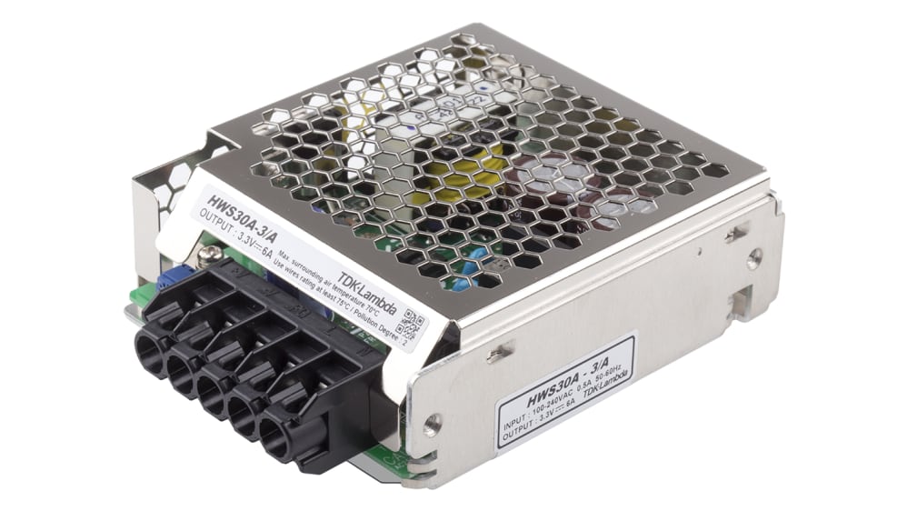 TDK-Lambda HWS30-3/A 30W電源ユニット HWS30A-3/A | TDKラムダ スイッチング電源 3.3V dc 6A 30W | RS