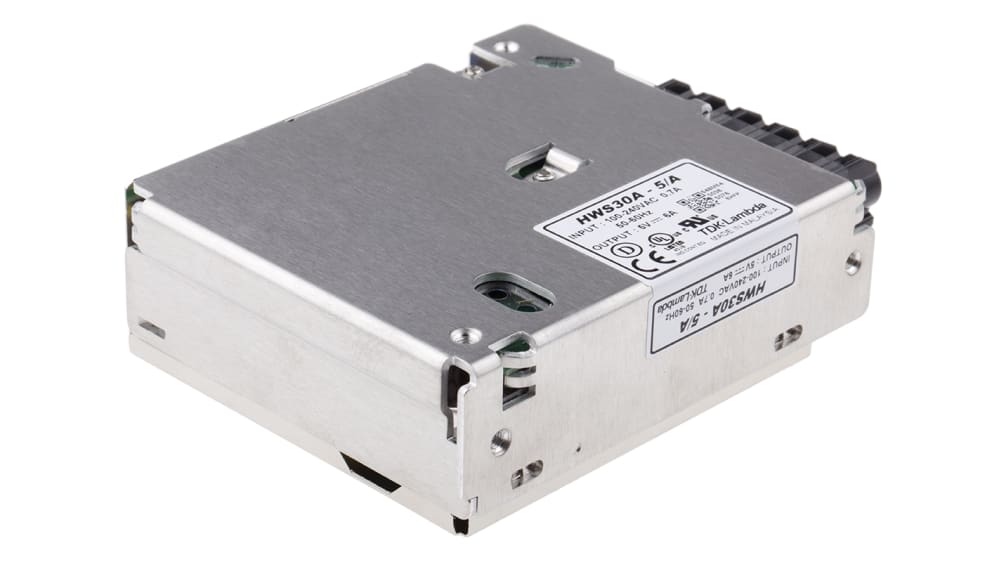 HWS30A-5/A | TDKラムダ スイッチング電源 5V dc 6A 30W | RS HWS30A-5/A | TDKラムダ スイッチング電源 5V dc 6A 30W | RS