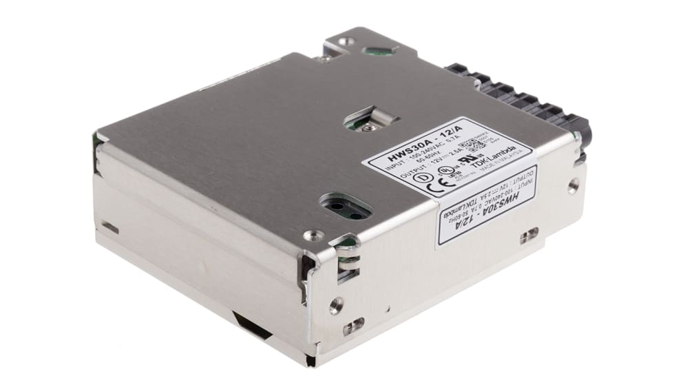 HWS30A-12/A | TDKラムダ スイッチング電源 12V dc 2.5A 30W | RS HWS30A-12/A | TDKラムダ スイッチング電源 12V dc 2.5A 30W | RS
