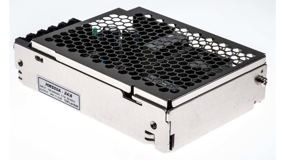 HWS50A-24/A | TDKラムダ スイッチング電源 24V dc 2.2A 50W | RS