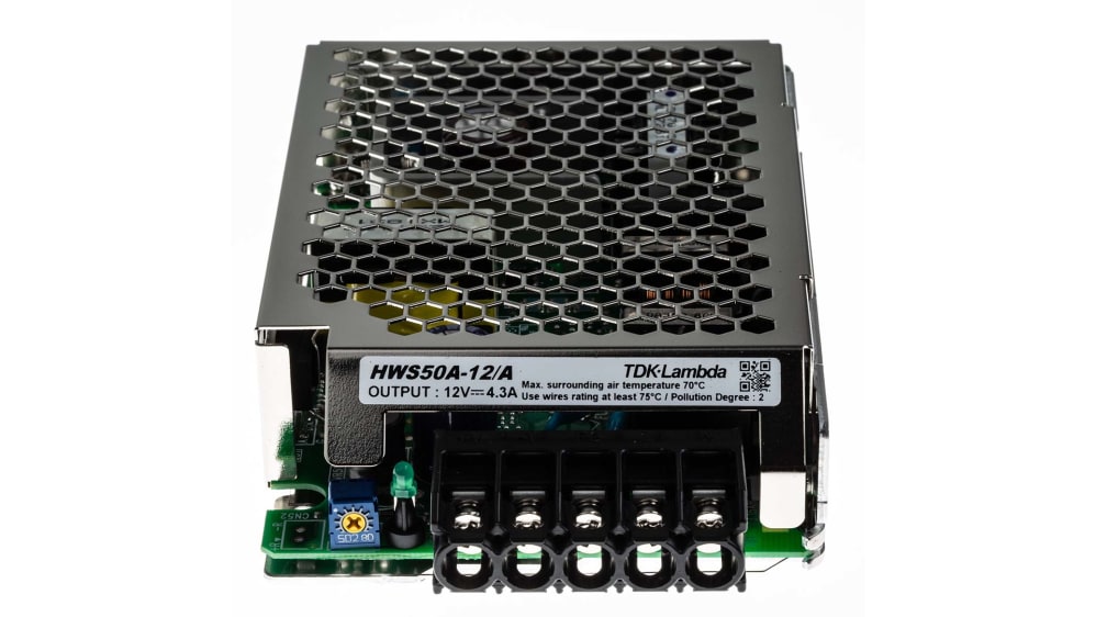 HWS50A-12/A | TDKラムダ スイッチング電源 12V dc 4.3A 50W | RS HWS50A-12/A | TDKラムダ スイッチング電源 12V dc 4.3A 50W | RS