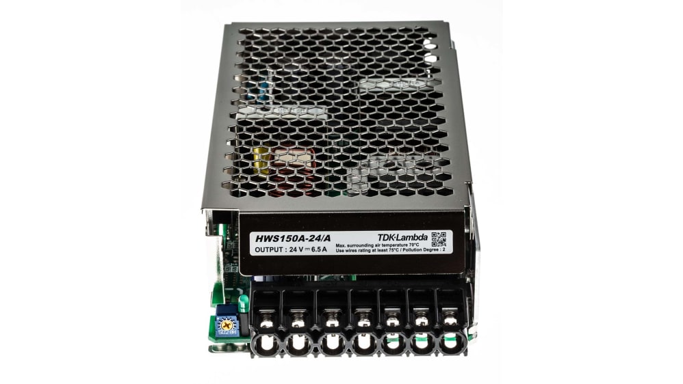 HWS150A-24/A | TDKラムダ スイッチング電源 24V dc 6.5A 156W | RS HWS150A-24/A | TDKラムダ スイッチング電源 24V dc 6.5A 156W | RS