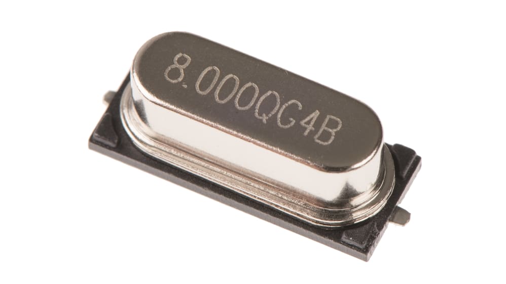 QCS8.00000F18B23R | QANTEK 水晶 8 MHz ±20 ppm 表面実装, 2-Pin HC