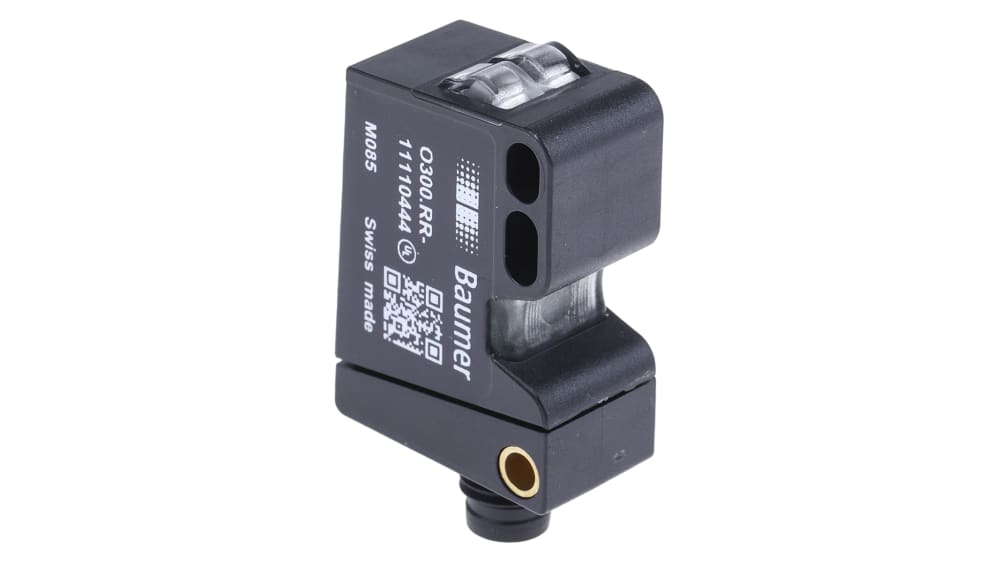 Baumer Retroreflective Photoelectric Sensor, Block  Sensor, → m Detection Range RS