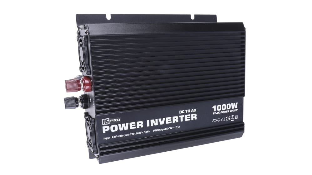 RS PRO パワーインバータ 1kW 24 V dc 230 V ac | RS