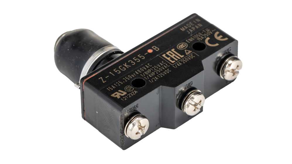 専用31 42 44 56 59 84 88 103 107 134 135 Z-15GK355-B | Microinterruptor con Resorte de bobina Omron Z, IP00