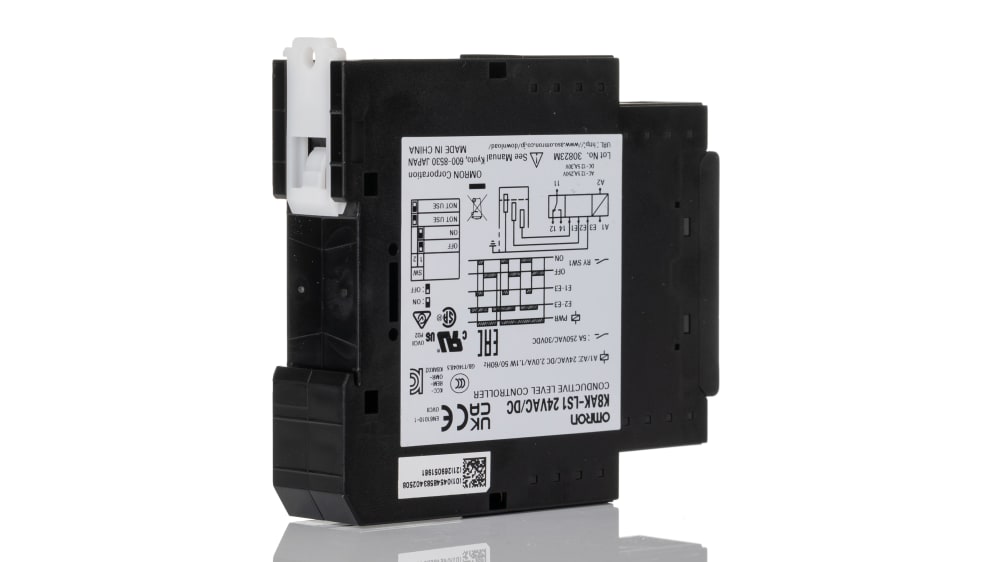 オムロン モニタリングリレー, SPDT, DINレール, K8AK-LS1 24VAC オムロン モニタリングリレー, SPDT, DINレール, K8AK-LS1 24VAC