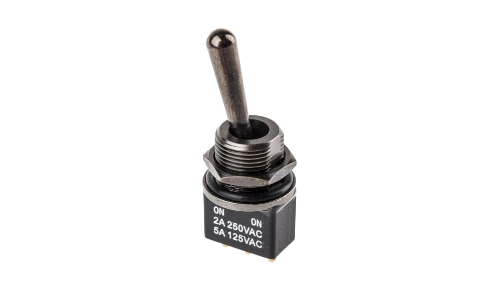 RS PRO トグルスイッチ, On-On, SPDT, 5 A @ 250 V ac, PCB | RS