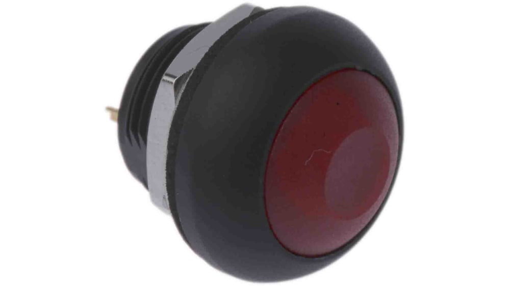 Interruttore A Pulsante RS PRO, Momentaneo, SPST, Luminoso, 15 MA, IP65, IP67 Montaggio A Pannello | RS - Foto 3