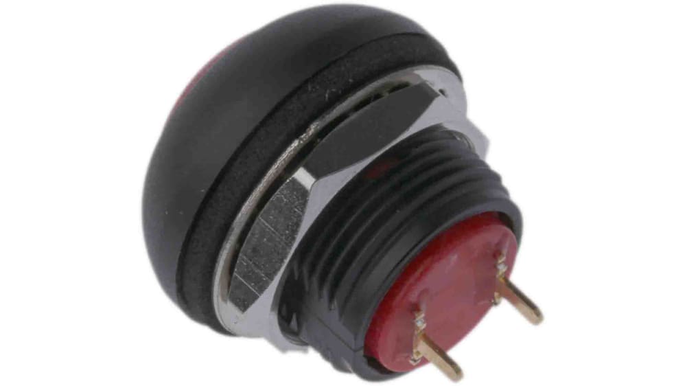 5pz,16mm Bianco Pulsante Momentaneo Interruttore Pulsante Rotondo - Foto 5