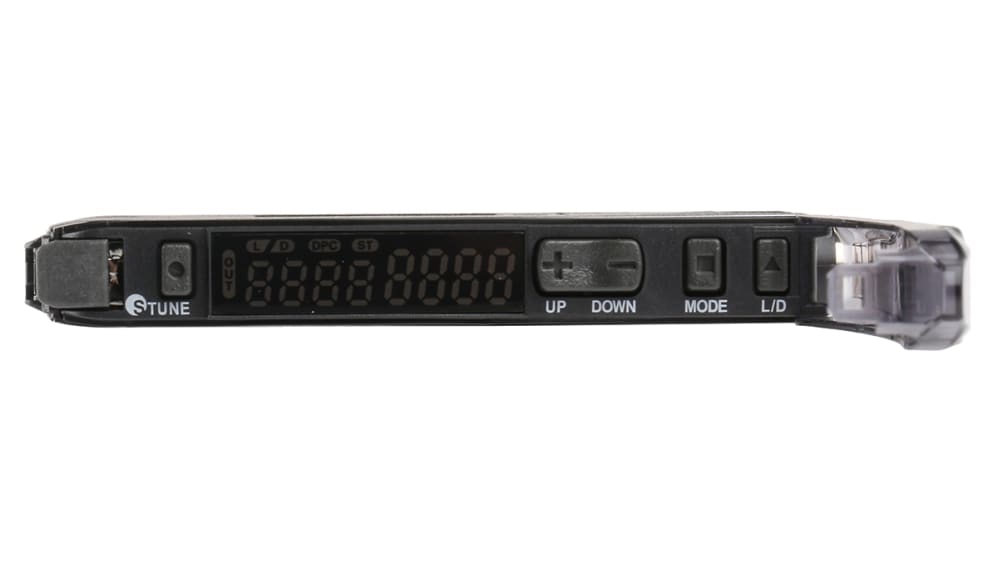 E3X-ZV11 2M | Sensore per fibre ottiche Omron, NPN, Cavo, Plastica, 12 → 24 V cc, IP50 | RS