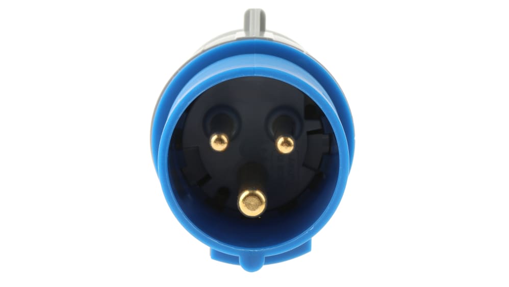 Legrand P17 IP44 Blue Cable Mount 2P+E Industrial Power Plug, Rated At 32A