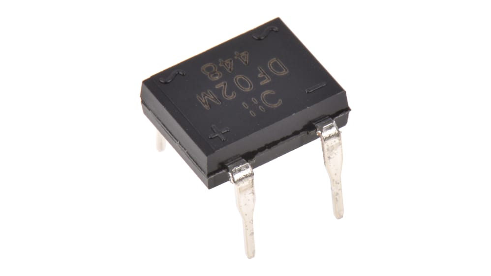 DiodesZetex 整流用 ブリッジダイオード 単相 1A, 200V, 8.51 x DiodesZetex 整流用 ブリッジダイオード 単相 1A, 200V, 8.51 x