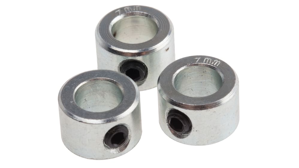 RS PRO シャフトカラー ワンピース セットスクリュー 亜鉛めっき 12 mm