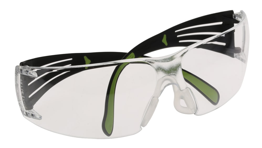 3M SecureFit 400 UV Safety Glasses, Clear PC Lens, Vented - Main Image