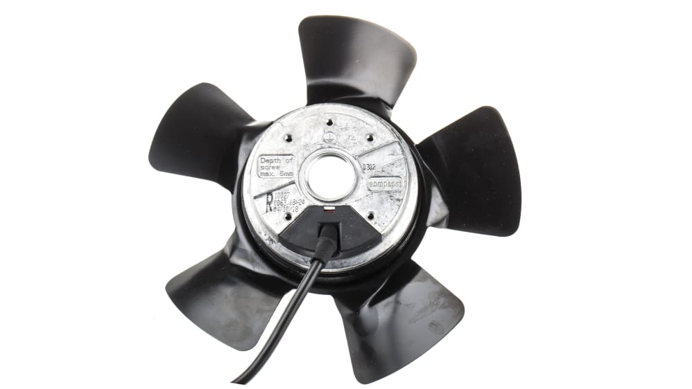 Ventilateurs - Ventilateurs Axiaux AC - EBMPAPST D2E097BE0102 TURBINE  VENTILATION BASSE PRESSION 230VAC (Livré sans condensateur 2µf)