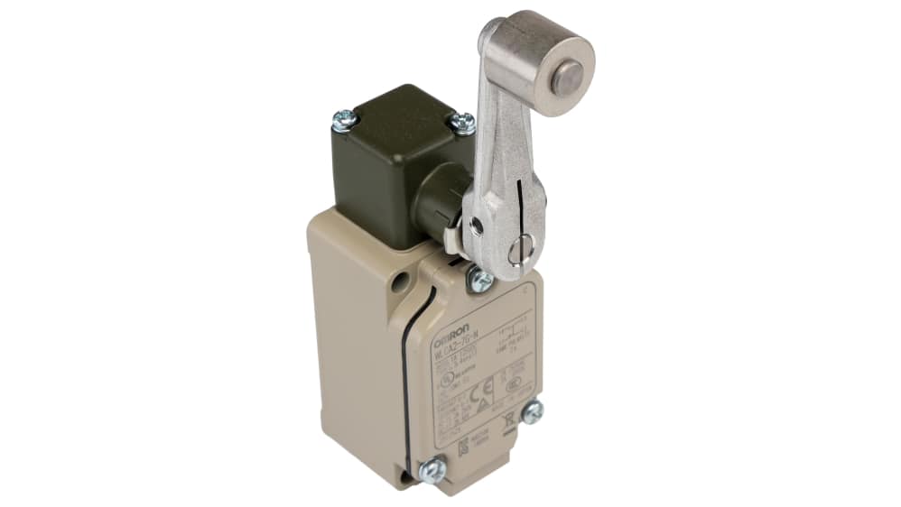 【Z21692】LLICA WLCA2-7G-N | Omron WL Series Roller Lever Limit Switch, IP67
