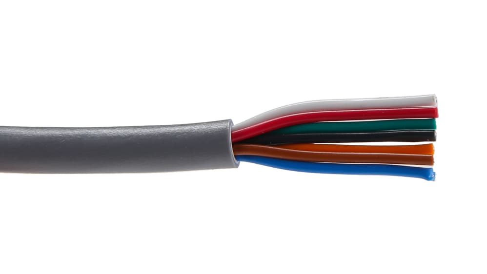 【未使用】7芯ケーブル30m（Alpha Wire 1177C） 1177C SL005 | Alpha Wire 制御ケーブル Alpha Essentials