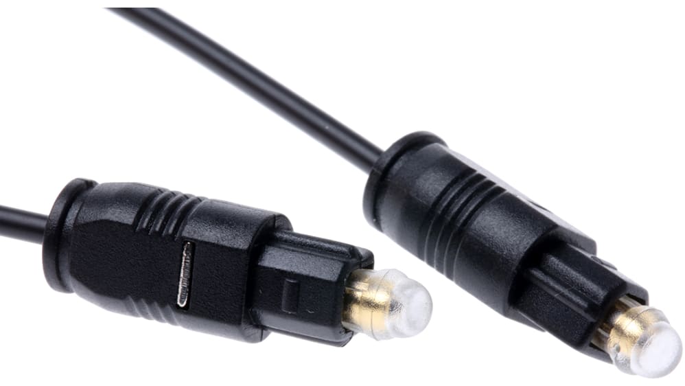 Câble audio optique RS PRO, 2.5m, TOSlink/ TOSlink