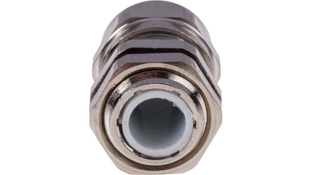 RS PRO Kabelverschraubung, M12 Messing vernickelt 3mm/ 6.5mm, IP68 