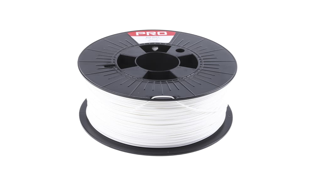 RS PRO 3Dプリンタ用フィラメント 白 1.75 mm PLA 1 kg | RS
