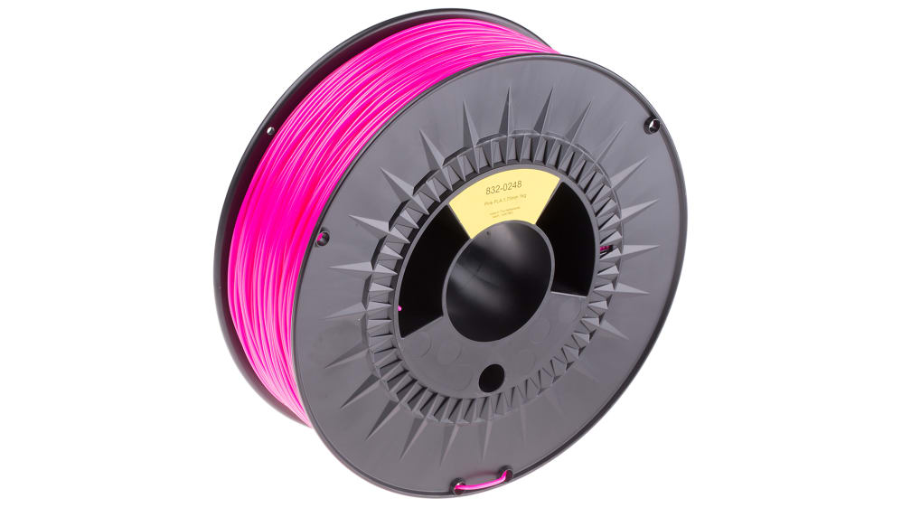RS PRO 3Dプリンタ用フィラメント ピンク 1.75mm PLA 1kg | RS