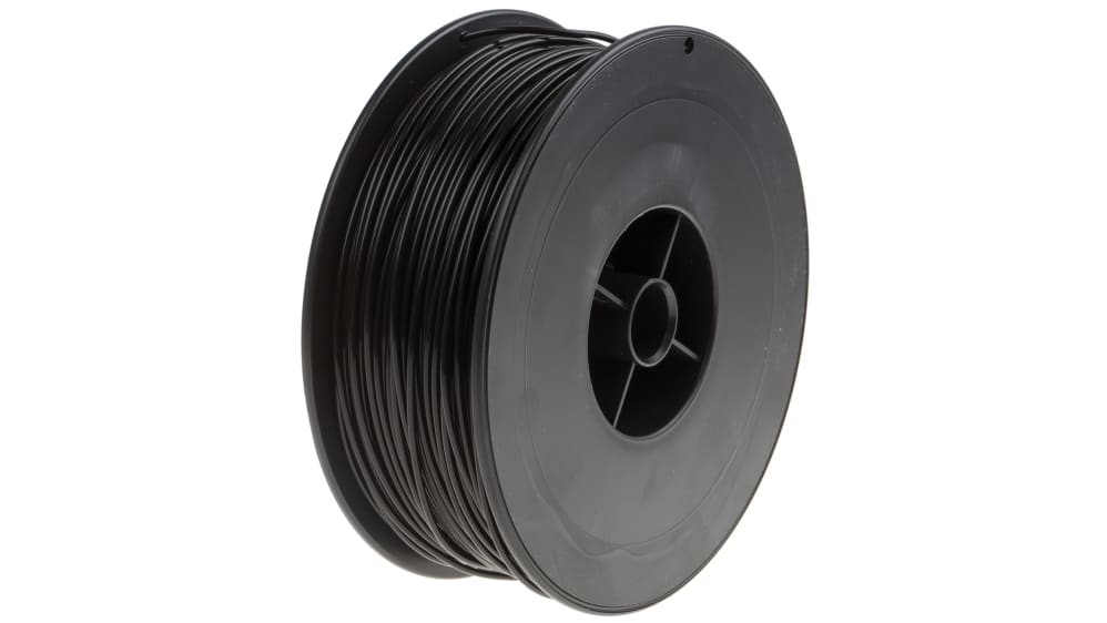 RS PRO 3Dプリンタ用フィラメント 黒 1.75 mm PLA 300 g | RS