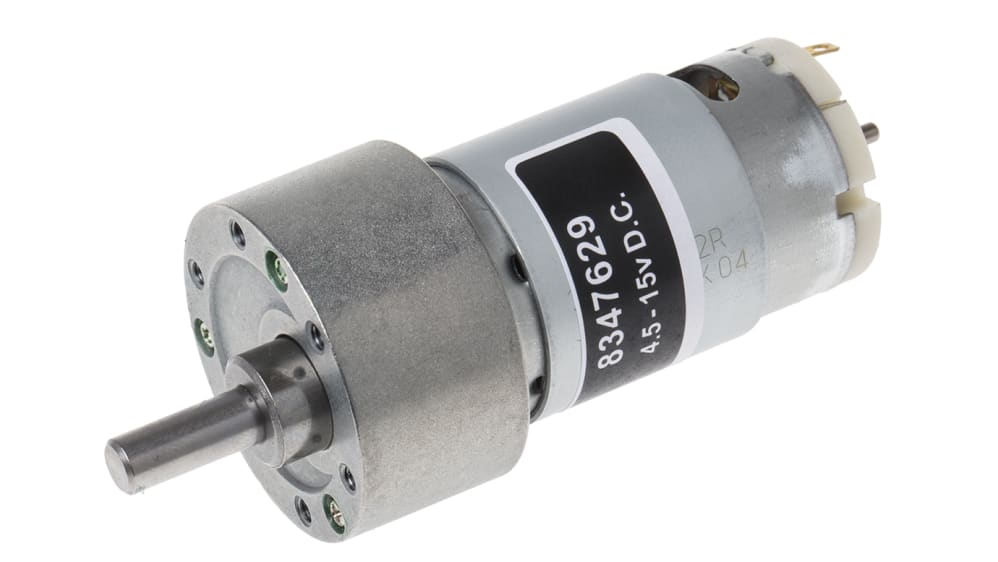 RS PRO, ブラシ付きギア DCギヤードモータ 12V 10 Ncm 992 rpm | RS