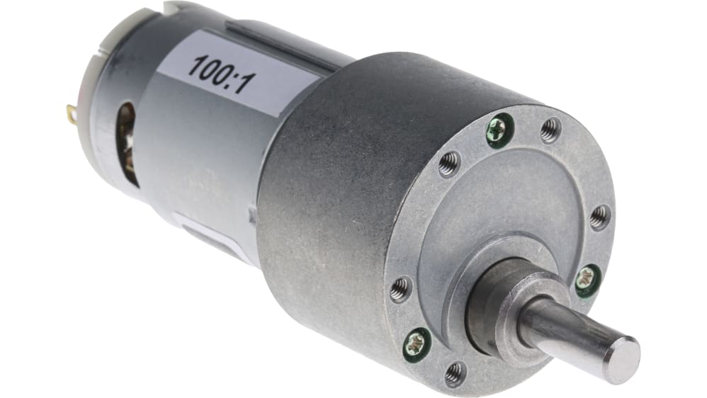 RS PRO, ブラシ付きギア DCギヤードモータ 12V 59 Ncm 60 rpm | RS