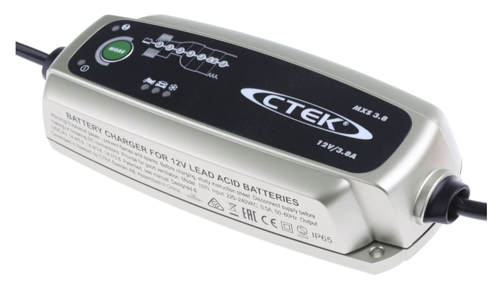Chargeur de batterie Automobile Plomb CTEK MXS 3.8 12 V, 12V