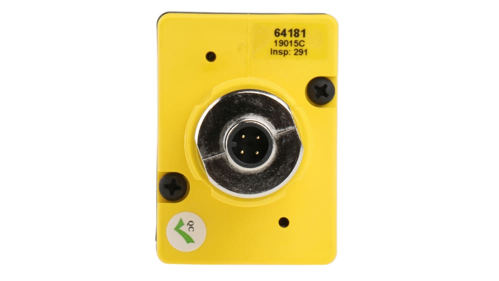 STBVP6Q5 | Banner 1 ボタン 確認用光学式タッチボタン, 黒, 黄, STB