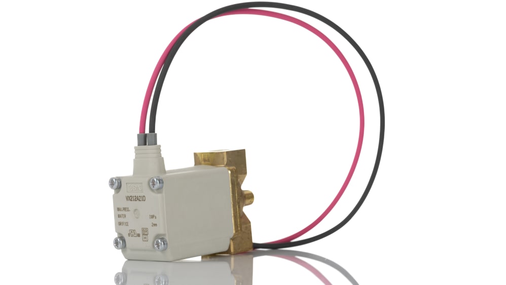 SMC Solenoid Valve VX212AZ1D, 2 Port, NC, 12V dc 1/8 in | RS