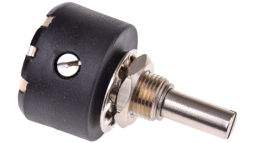 Potenziometro Rotante A Filo Avvolto WX050 Da 10K Ohm, 5W, 6 Mm Nero E Argento~p130295538 - Foto 4