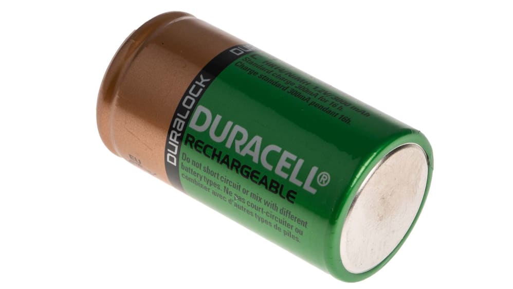 Duracell Recharge Ultra Duracell NiMH Rechargeable C Batteries, 2.2Ah