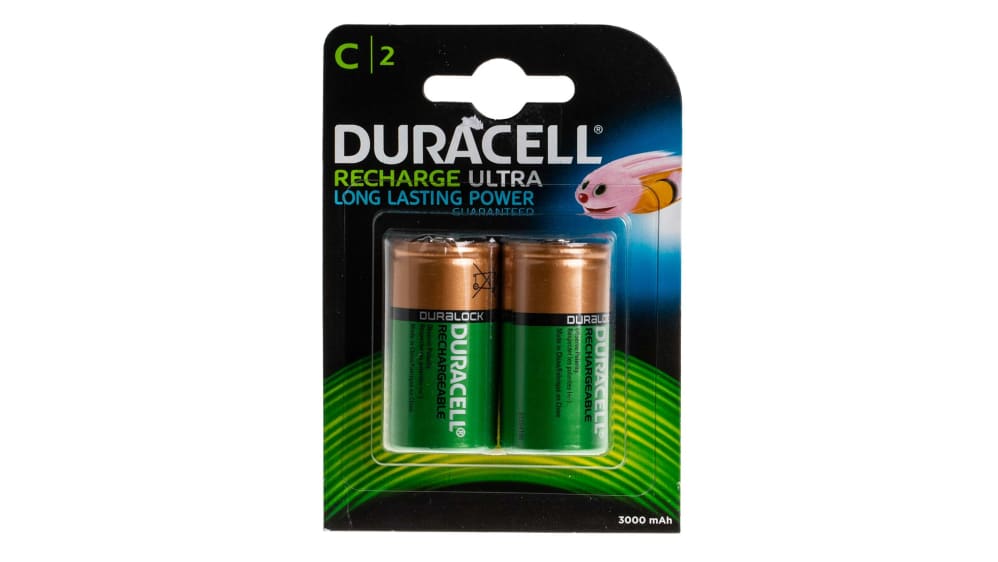 Pile rechargeable Ultra C 2 pièces DURACELL