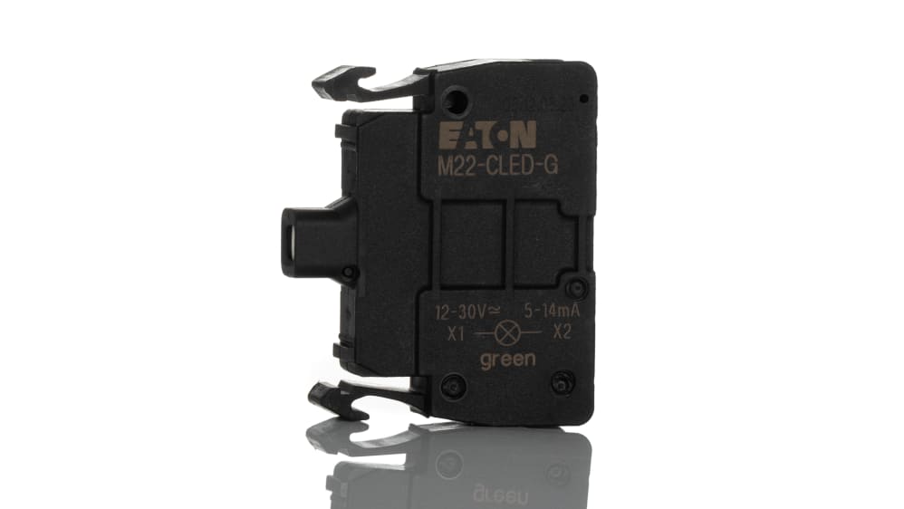 Eaton 216559 Leuchtelement LED, Grün – Frontbefestigung, 12-30 V AC/DC, Schraubanschluss