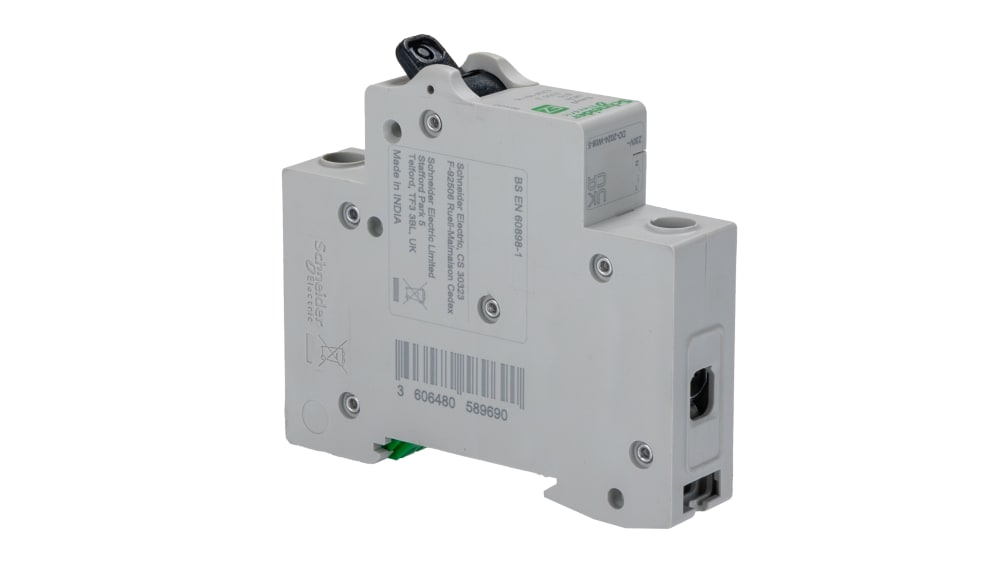 SCHNEIDER ELECTRIC - Circuit Breaker, Easy9 1P 16A C Curve 6kA EZ9F35116 - Foto 3