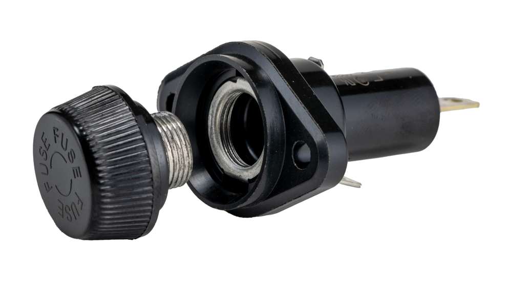 HPF Eaton 30A Panel Mount Fuse Holder for 10 x 38mm Fuse, 600V