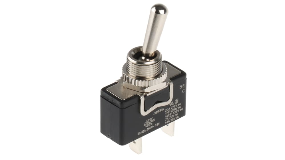 C3900BAAAA | Arcolectric (Bulgin) Ltd トグルスイッチ, On-Off C3900BAAAA | Arcolectric (Bulgin) Ltd トグルスイッチ, On-Off