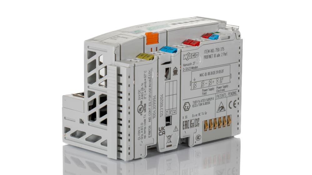 WAGO PLC (CPUユニット) 750-375 WAGO-I/O-SYSTEM 750-PROFINET IO用 | RS