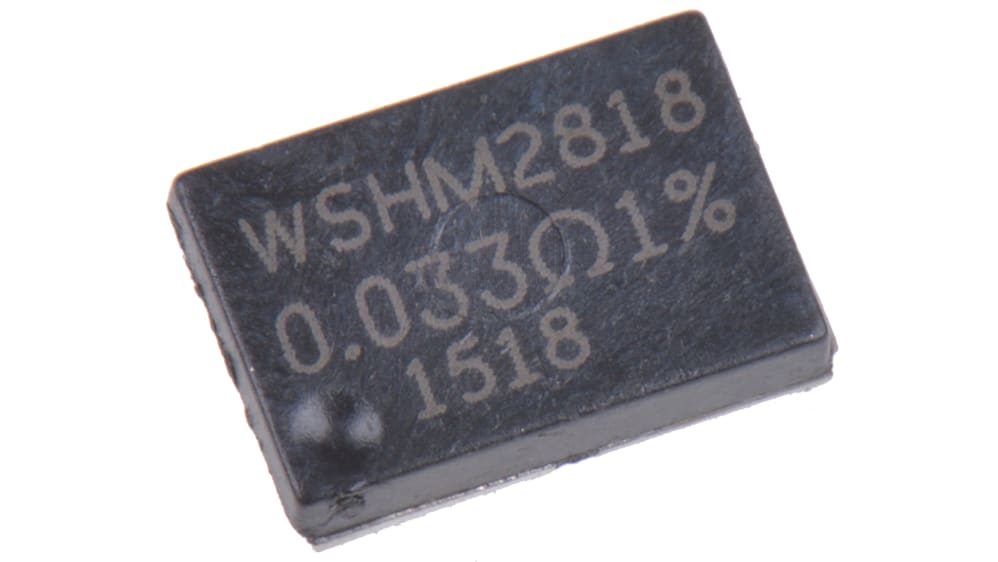 Vishay WSHM2818 NiCr-Legierung SMD-Widerstand 33mΩ ±1% / 7W ±75ppm/°C, 2818  Gehäuse